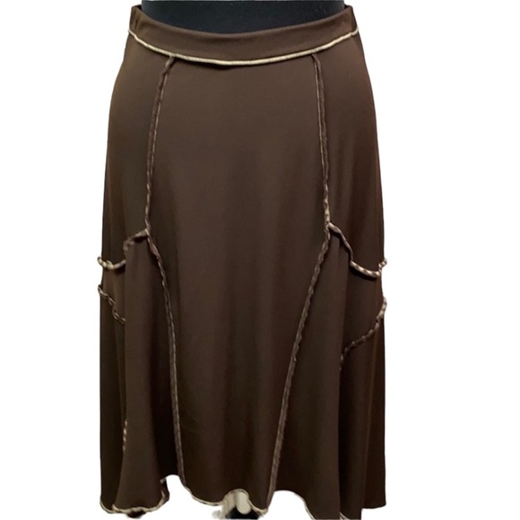 Max Studio Top Stitch Skirt - Picture 1 of 3